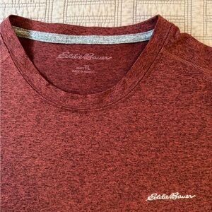 Eddie Bauer Maroon Heathered Freedry Tee